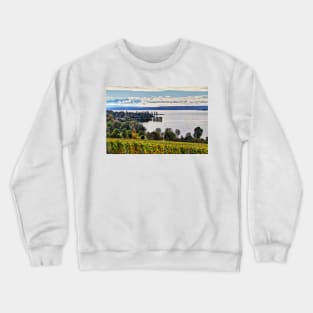 Autumn at Lake Constance near Birnau, Germany Crewneck Sweatshirt